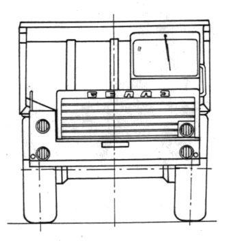 BELAZ 548 front