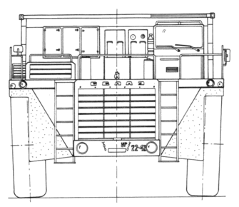 BELAZ 7519 front