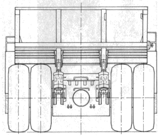 BELAZ 75211 rear